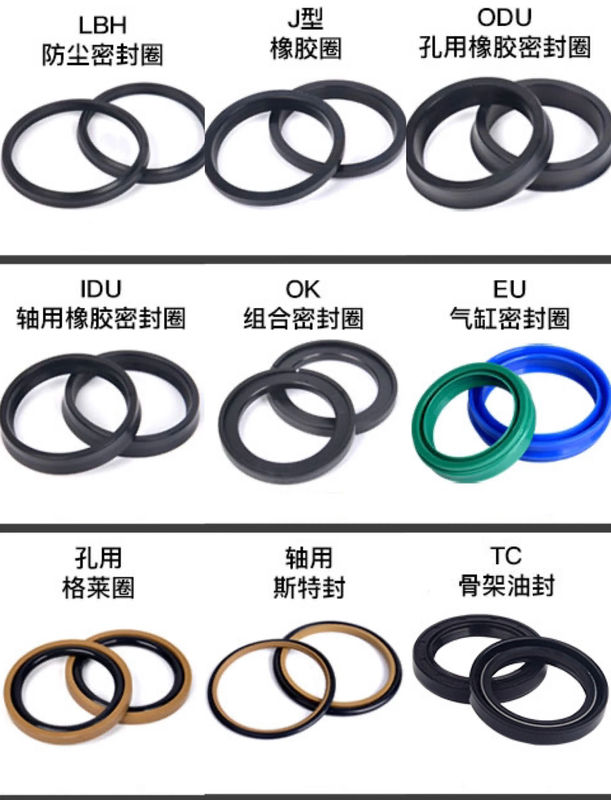 제조업자 사용자 지정 U601 U603 수압 잭 오일 밀봉 폴리우레탄 UN PU 피스톤 막대 밀봉 실린더