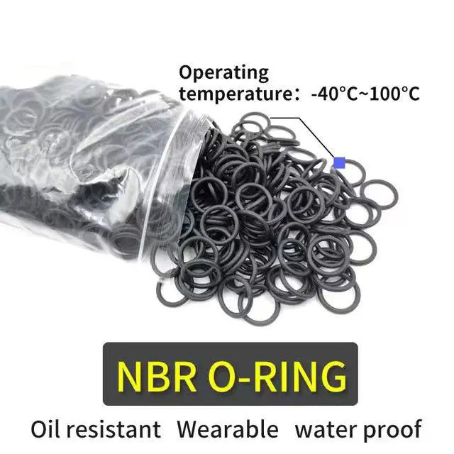 실리콘 FKM EPDM NBR O 반지, 니트릴 고무 밀봉 O 반지 다양한 크기